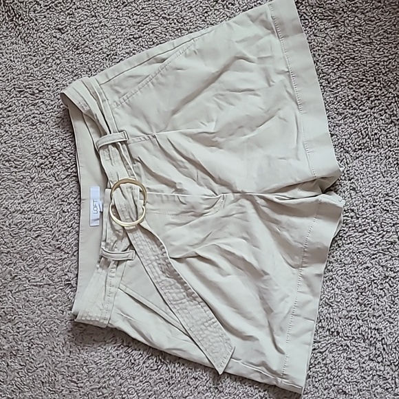 LOFT Pants - LOFT Cream High Waist Shorts